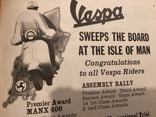 Vespa 160cc period 1960s - period,