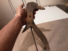 ANTIQUARIATO VENATORIO ANTICO RICHIAMO PER OCHE LUNGHEZZA 53 CM