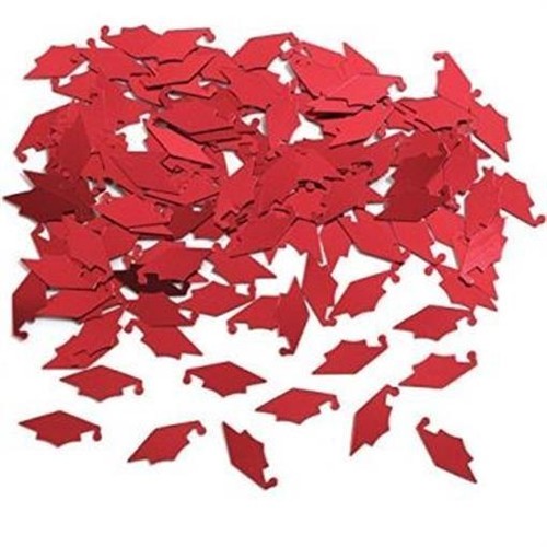 Confetti mortaio rosso laurea