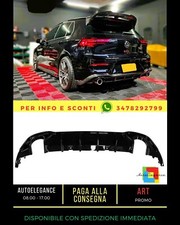 ?Kit Diffusore nero lucido adatto per VW Golf MK8 GTI GTD GTE?