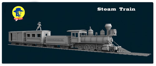 Western steam train assalto - steam,