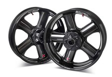 PAIR OF WHEELS MATT CARBON