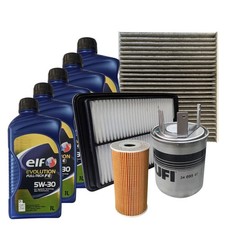 Kit Tagliando Nissan Qashqai II J11 1.6 dCi 2013>2018 4 Filtri 5 Olio 5W30 