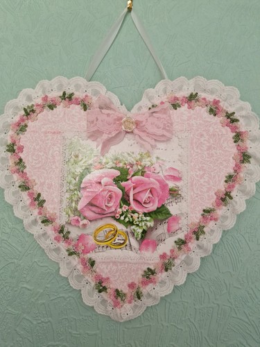 Targa parete rosa - da, floreale