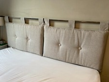 LECCE Schienale letto POGGIATESTA cuscini TESTIERA imbottita TESTATA ad anelli