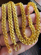 Collana catena rara oro giallo