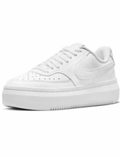 Nike W  COURT VISION ALTA LTR Bianco Platform modello air force zeppa 3 cm 