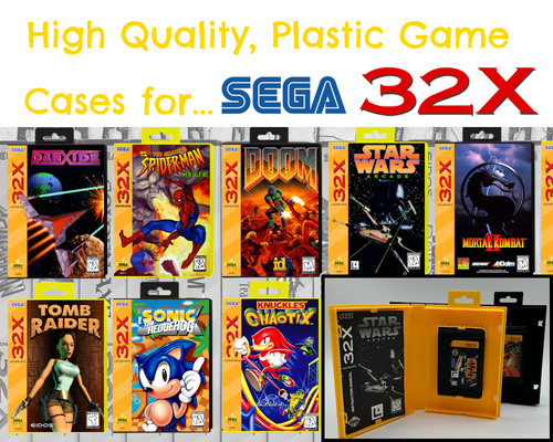 Sega 32x storage game cases - sega,