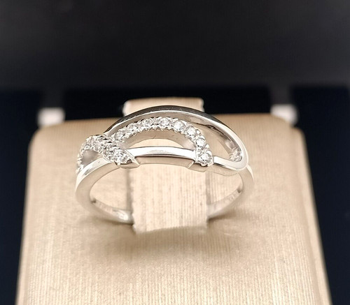 Anello oro bianco ct - oro, 18