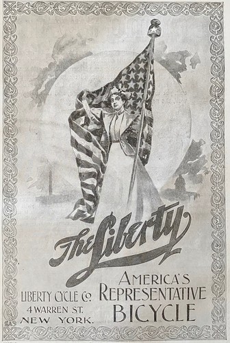Pubblicità 1896 liberty cycle - pubblicità,