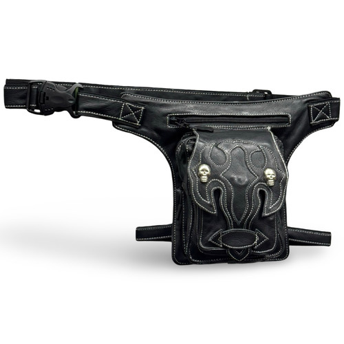 Borsa per gambe pelle uomo - in,