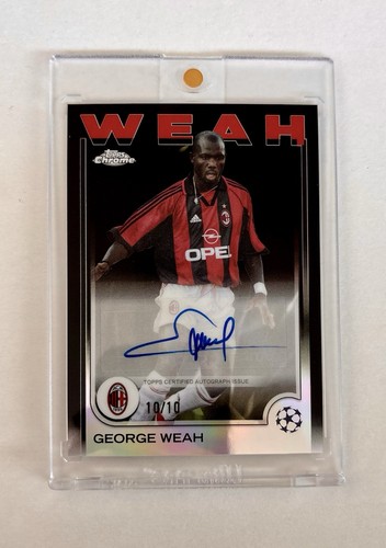 George weah auto topps - 10/10,