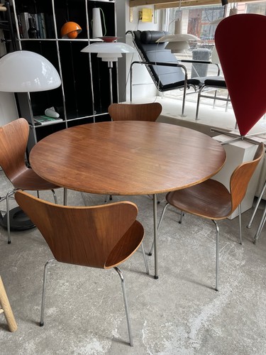 Set sedie arne jacobsen teak - set,