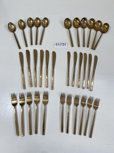 Set posate vintage ottone - posate,