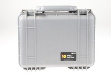 PELI Case 1450 Custodia Protettiva con Schiuma - Argento