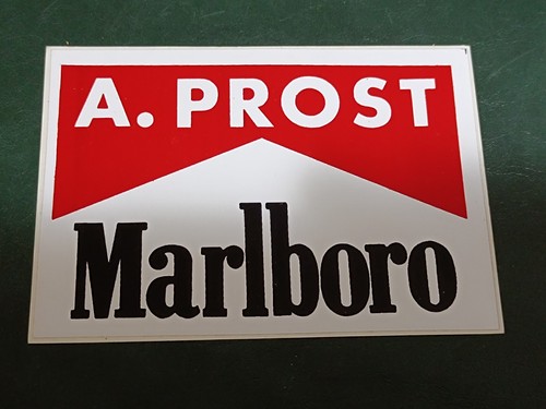 Adesivo alain prost marlboro - prost,