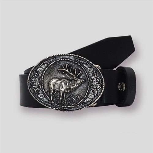 Cintura pelle uomo - pelle, larga