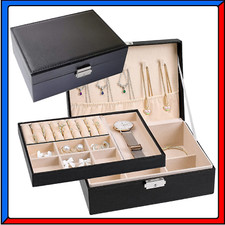 Portagioie Portagioielli Porta Gioielli Orologi Cofanetto da Viaggio Comodino