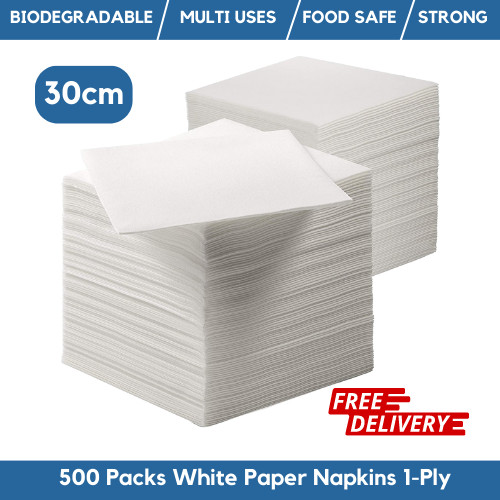 500 tovaglioli carta bianca - 500,
