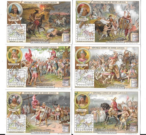 Liebig trade cards la - liebig, cards,