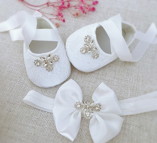 Scarpe battesimo bianco