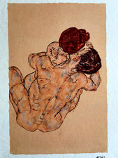 Egon Schiele Litografia COA
