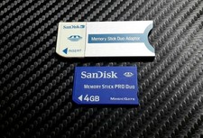Memory Stick PRO Duo 4 GB +