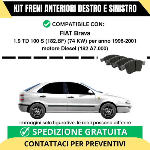 Pastiglie freno anteriori per - pastiglie,