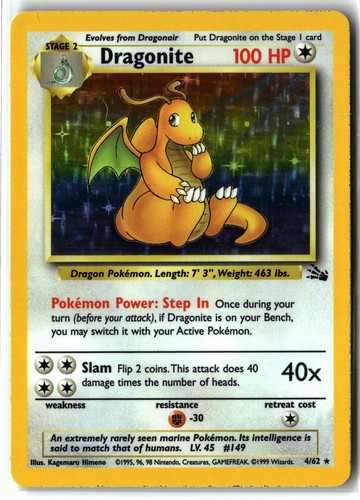 Dragonite 1999 4 62 - dragonite, 4/62