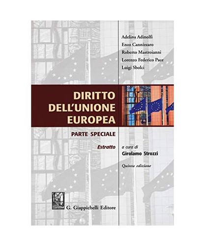 Diritto dell unione europea - dell'unione,