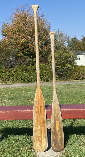 Vecchie pagaie legno - pagaie, in