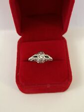 ANELLO DA DONNA VINTAGE IN ARGENTO CON PIETRA CENTRALE