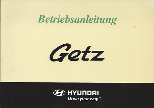 Hyundai getz manuale - getz, e