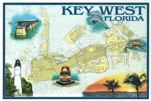 Carta nautica key west - key,