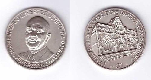 Medaglia argento 925 morte