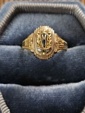 Anello in oro giallo 10k 1947