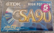 Confezione 5 audiocassette TDK