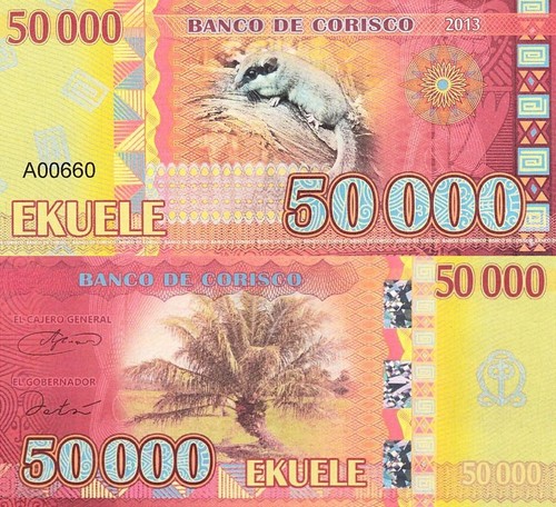 Corisco island 50000 ekuele - 50000,