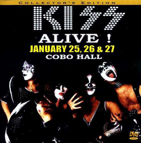 Kiss alive cobo hall 1976 - cobo,