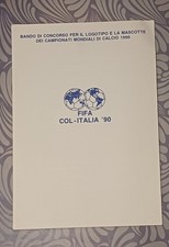 Bando Concorso calcio FIFA 1986 Mascotte CIAO "Italia 90" + busta ORIGINALE