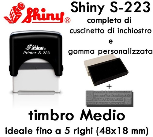 Timbro personalizzato shiny - timbro,