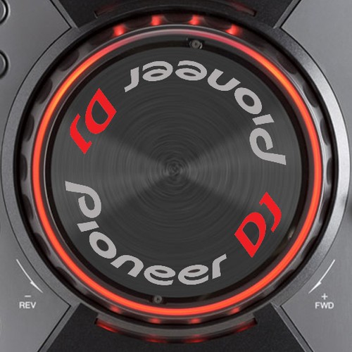 Pioneer cdj400 jog - dj, (rosso)
