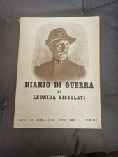 Diario Di Guerra Di Leonida Bissolati 1ed 1935 Einaudi 