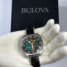 Orologio Uomo Bulova Accutron Spaceview Tuning Fork 1971 Funzionante SVIZZERO Raro