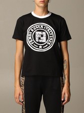 T-shirt donna Fendi nera