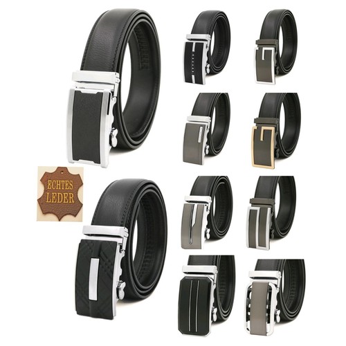 Cintura pelle nera - cintura,