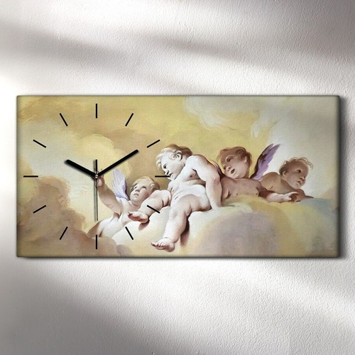 Decorazione tela orologio