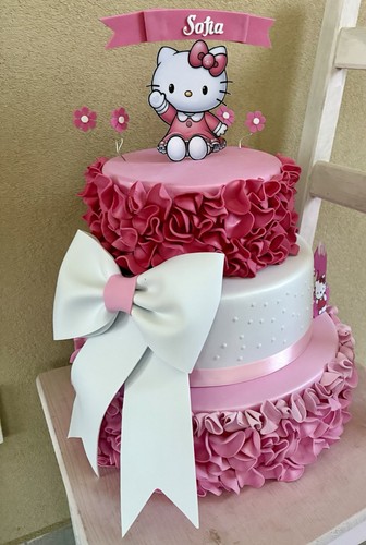Torta scenografica rosa - torta,