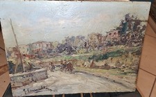Dipinto Ad Olio Su Tavola