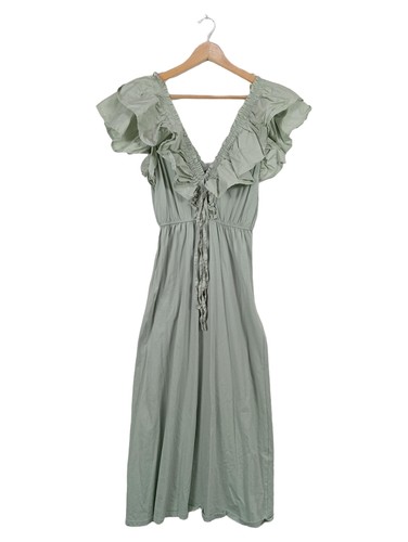 Zara abito donna maxi - donna, verde